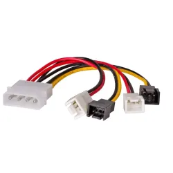 Kabel adapter Akyga AK-CA-34 Molex (M) - 2x 3-pin 12V + | PartsPC.pl
