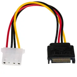 Kabel adapter Akyga AK-CA-11 SATA (M) - Molex (F) 0,15m | PartsPC.pl