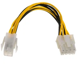 Kabel adapter Akyga AK-CA-10 P4 4-pin (F) - P8 4+4pin | PartsPC.pl