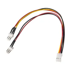 Kabel adapter Akyga AK-CA-52 3-pin (F) - 2x 3-pin (M) ... | PartsPC.pl