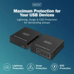 Przedłużacz/Extender DIGITUS USB 3.1 Gen1 po skrętce | PartsPC.pl