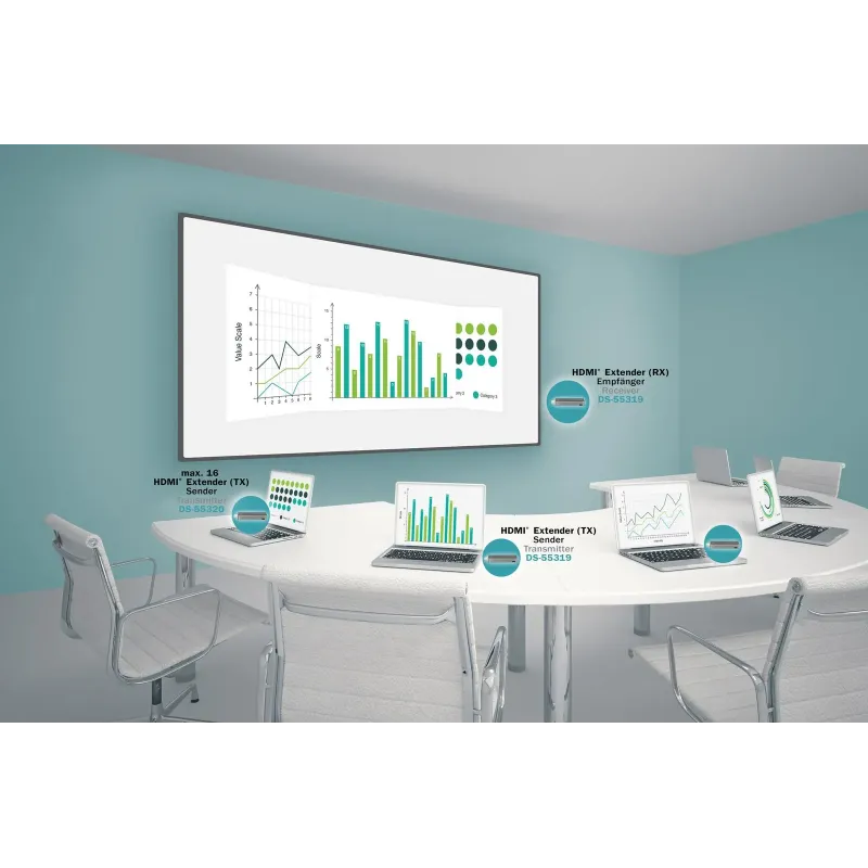 Przedłużacz/Extender DIGITUS HDMI prezentacyjny, | PartsPC.pl