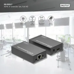 Przedłużacz/Extender DIGITUS HDMI 1080p 60Hz 120m po... | PartsPC.pl