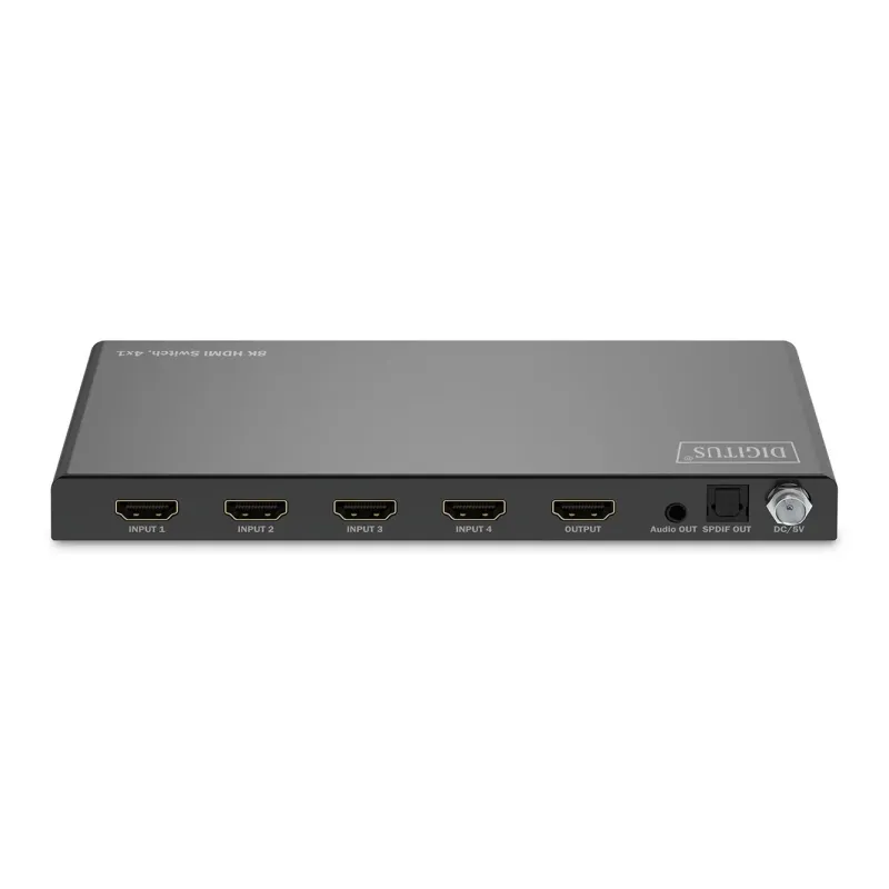 Przełącznik/Switch DIGITUS HDMI 4x1, 8K/60Hz (4:4:4) z | PartsPC.pl