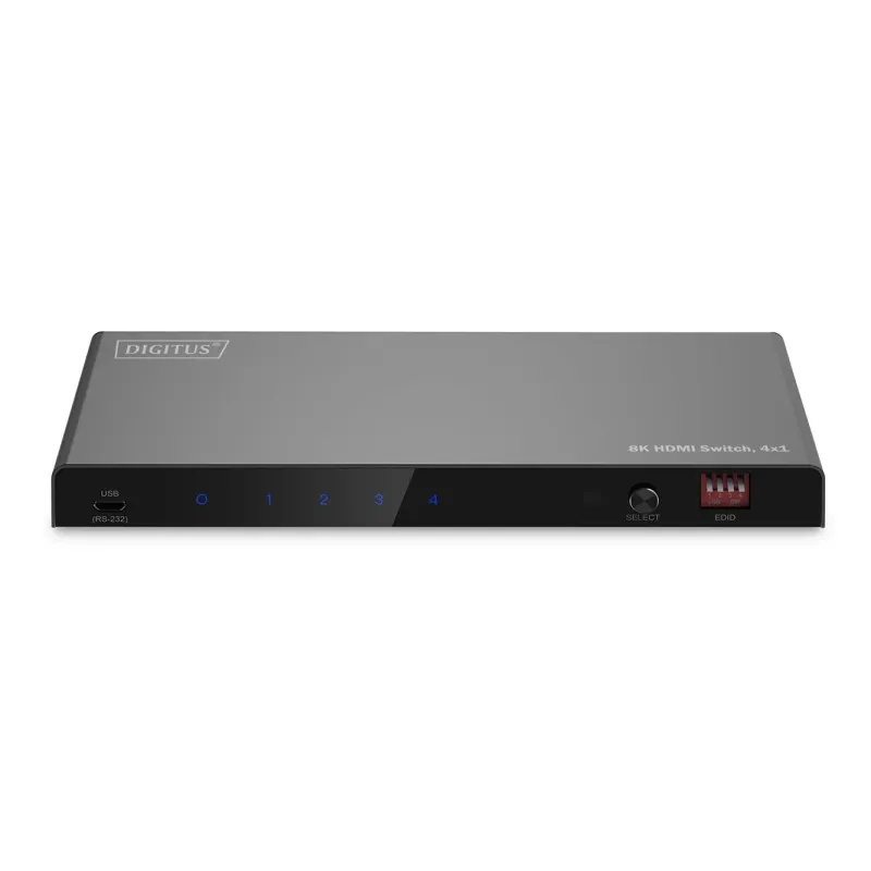 Przełącznik/Switch DIGITUS HDMI 4x1, 8K/60Hz (4:4:4) z | PartsPC.pl