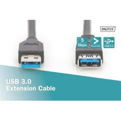 Kabel przedłużający DIGITUS USB 3.1 Gen.1 SuperSpeed | PartsPC.pl