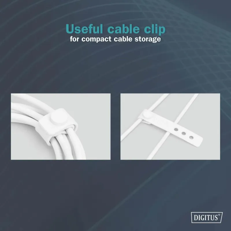 Kabel zasilający DIGITUS silikonowy USB-C - Lightning, | PartsPC.pl