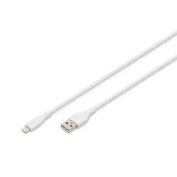 Kabel zasilający DIGITUS silikonowy USB-A - Lightning, | PartsPC.pl