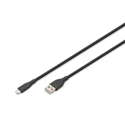 Kabel zasilający DIGITUS silikonowy USB-A - Lightning, | PartsPC.pl