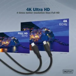 Kabel połączeniowy DIGITUS silikonowy USB-C - USB-C, USB... | PartsPC.pl