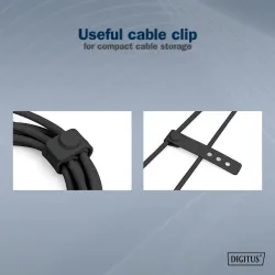 Kabel zasilający DIGITUS silikonowy USB-C - USB-C, USB | PartsPC.pl