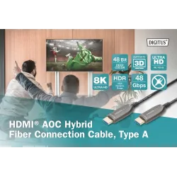 Kabel DIGITUS połączeniowy hybrydowy AOC HDMI 2.1 Ultr... | PartsPC.pl