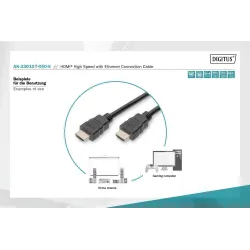 Kabel DIGITUS połączeniowy HDMI 1.4 High Speed Ethernet | PartsPC.pl