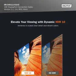 Kabel połączeniowy DIGITUS PREMIUM DisplayPort 2.1 | PartsPC.pl