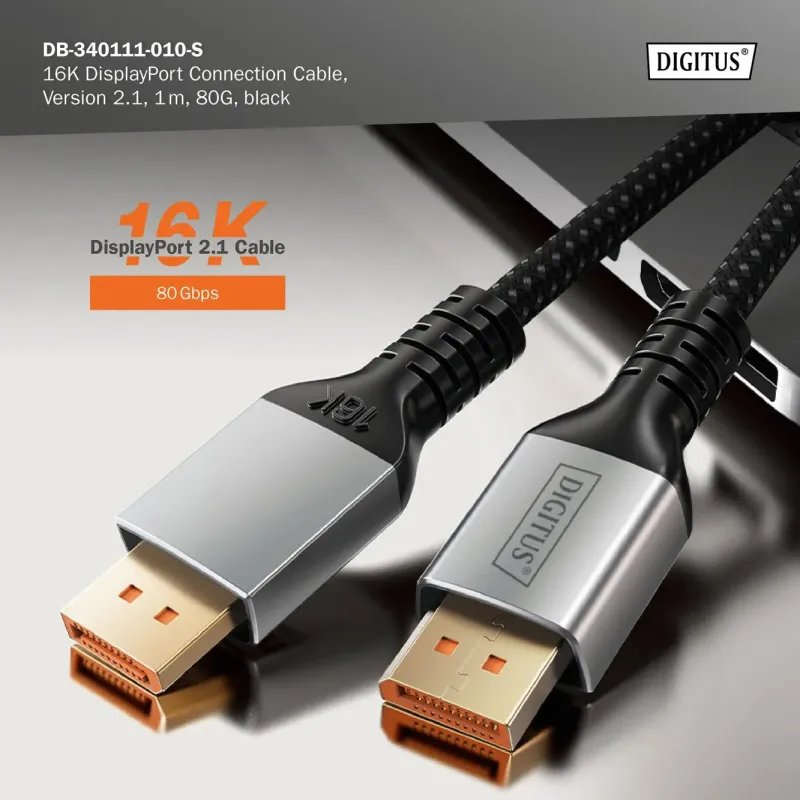 Kabel połączeniowy DIGITUS PREMIUM DisplayPort 2.1 | PartsPC.pl