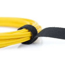 Taśma rzepowa DIGITUS 10m/15mm (rolka) czarna | PartsPC.pl