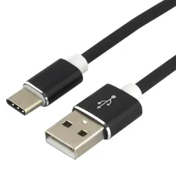 Kabel USB-C everActive CBS-1CB 1m czarny | PartsPC.pl