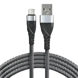 Kabel przewód pleciony USB - micro USB everActive | PartsPC.pl