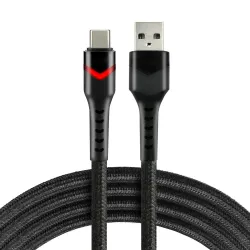 Kabel USB - USB-C everActive CBB-2CBR 2m 3A RGB LED | PartsPC.pl