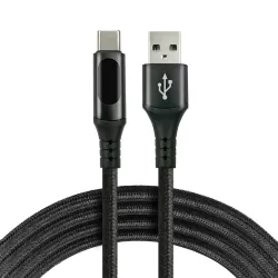 Kabel USB - USB-C everActive CBB-1CBL 1m 3A wbudowany | PartsPC.pl