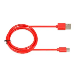 Kabel USB iBOX IKUMTCR TYP-C, 1m, 3A czerwony | PartsPC.pl