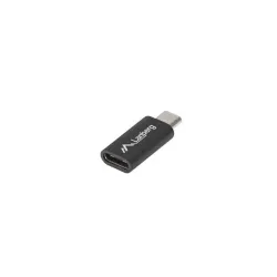 Adapter Lanberg USB type-C(F) - micro USB-B(M) czarny | PartsPC.pl