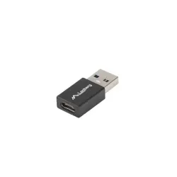 Adapter Lanberg USB type-C(F) - USB-A(M) 3.1 czarny | PartsPC.pl