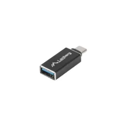 Adapter Lanberg USB type-C(F) - USB-A(F) 3.1 czarny | PartsPC.pl