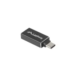 Adapter Lanberg USB type-C(F) - USB-A(F) 3.1 czarny | PartsPC.pl