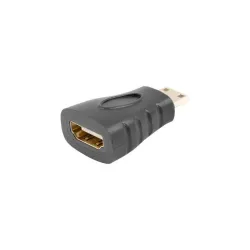 Adapter Lanberg AD-0037-BK HDMI(F) - mini HDMI(M) czarny | PartsPC.pl