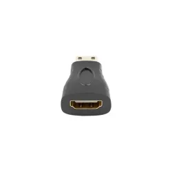 Adapter Lanberg AD-0037-BK HDMI(F) - mini HDMI(M) czarny | PartsPC.pl