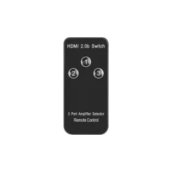 Switch HDMI Lanberg 3x HDMI + port micro USB czarny | PartsPC.pl