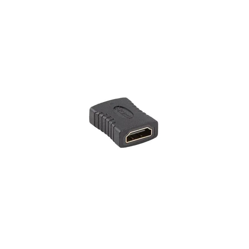 Adapter Lanberg HDMI(F)- HDMI(F) 4K beczka czarny | PartsPC.pl
