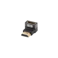 Adapter Lanberg HDMI(F)- HDMI(F) 8K kątowy dół | PartsPC.pl