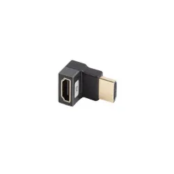 Adapter Lanberg HDMI(F)- HDMI(F) 8K kątowy góra | PartsPC.pl