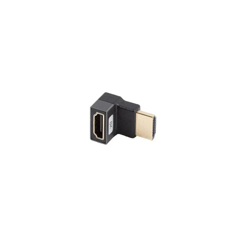 Adapter Lanberg HDMI(F)- HDMI(F) 8K kątowy góra | PartsPC.pl