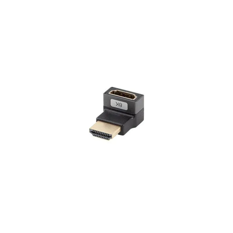 Adapter Lanberg HDMI(F)- HDMI(F) 8K kątowy góra | PartsPC.pl