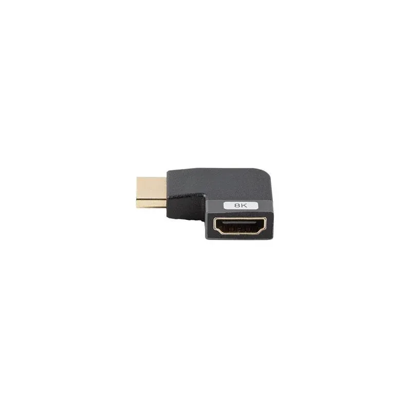 Adapter Lanberg HDMI(F)- HDMI(F) 8K kątowy lewo | PartsPC.pl