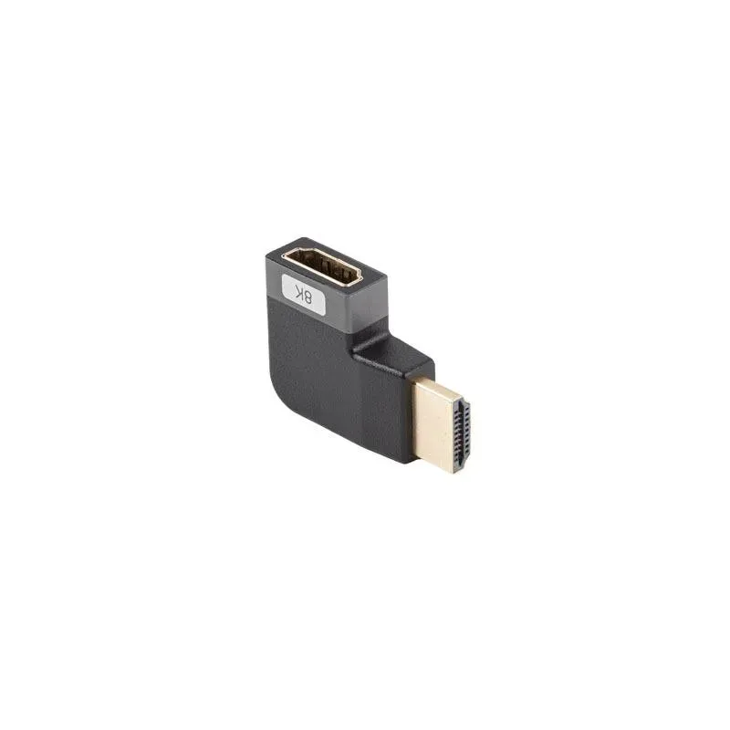 Adapter Lanberg HDMI(F)- HDMI(F) 8K kątowy lewo | PartsPC.pl