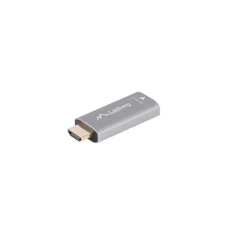 Adapter Lanberg HDMI (M) - Displayport (F) 4K srebrny | PartsPC.pl