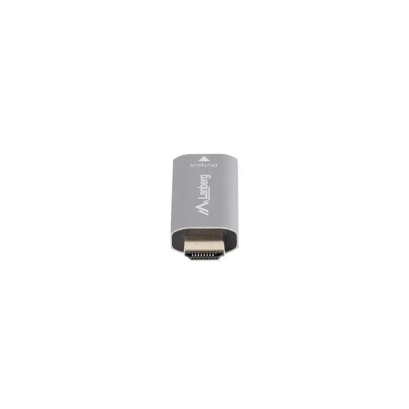 Adapter Lanberg HDMI (M) - Displayport (F) 4K srebrny | PartsPC.pl