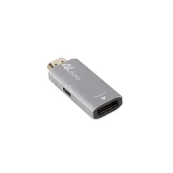 Adapter Lanberg HDMI (M) - Displayport (F) 4K srebrny | PartsPC.pl