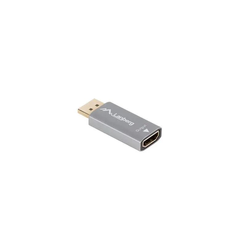 Adapter Lanberg Displayport (M) - HDMI (F) 8K srebrny | PartsPC.pl