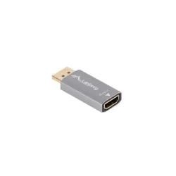 Adapter Lanberg Displayport (M) - HDMI (F) 4K srebrny | PartsPC.pl