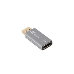 Adapter Lanberg Displayport (M) - HDMI (F) 4K srebrny | PartsPC.pl