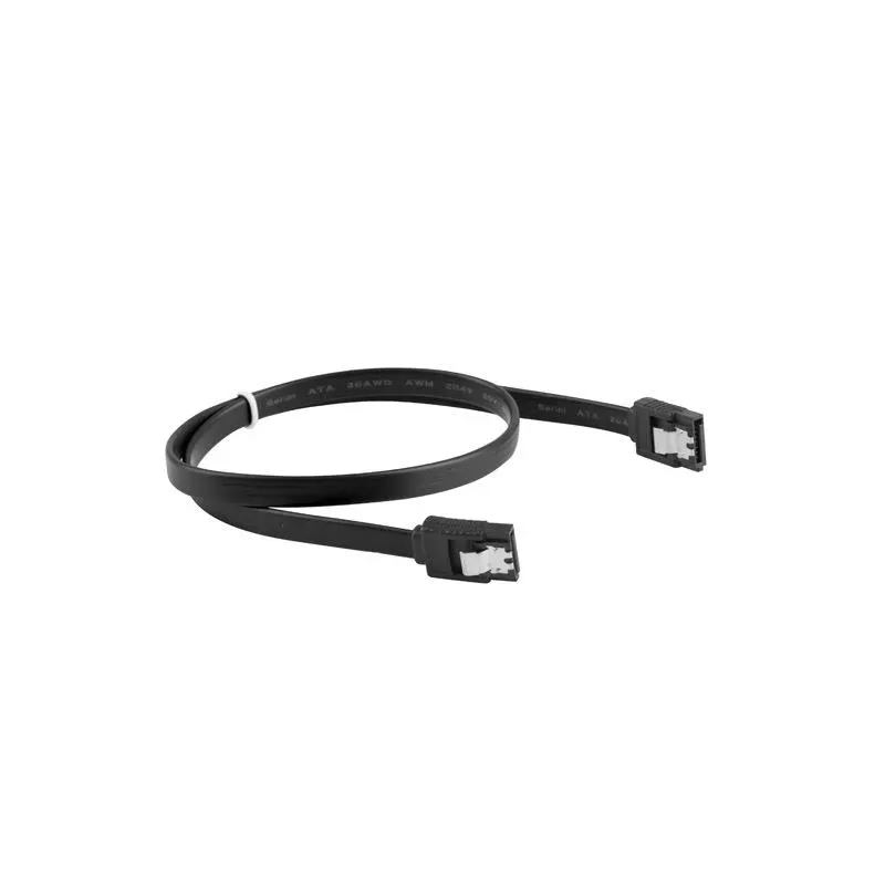 Kabel SATA Lanberg DATA III (6Gb/s) F/F 0,7m metalowe | PartsPC.pl