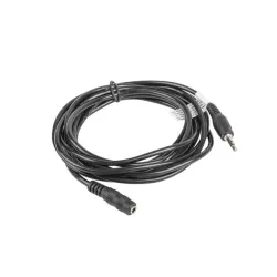 Kabel audio Lanberg stereo minijack - minijack M/F 3m | PartsPC.pl