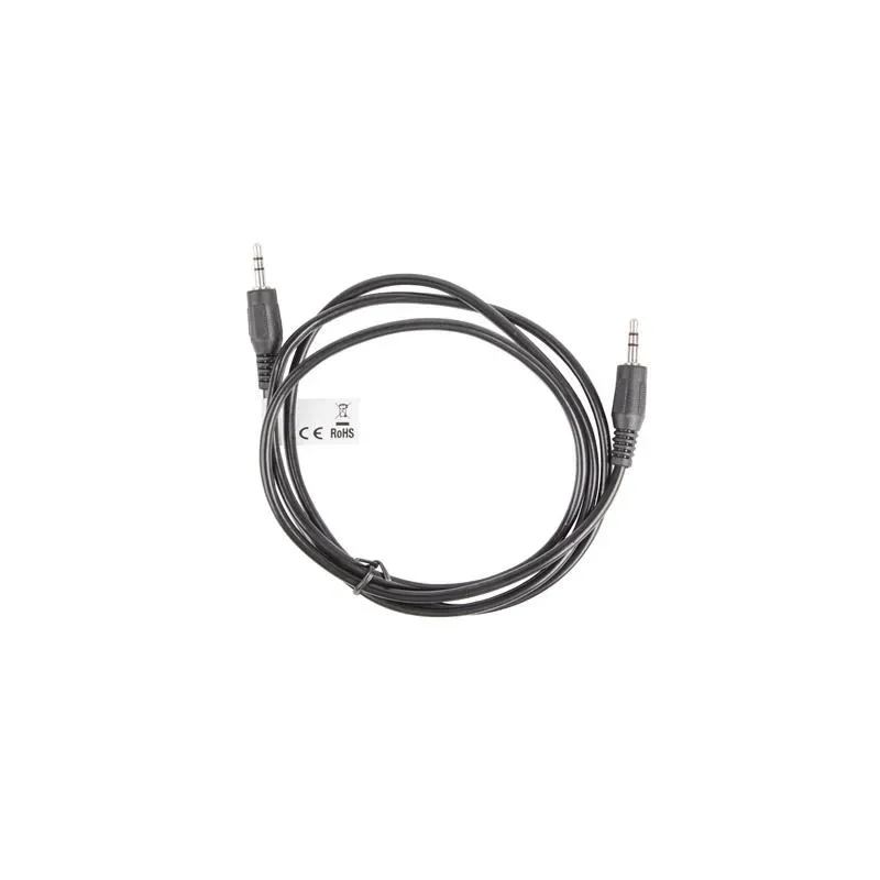 Kabel audio Lanberg stereo minijack - minijack M/M 1,2m | PartsPC.pl