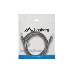 Kabel audio Lanberg stereo minijack - minijack M/M 2m | PartsPC.pl