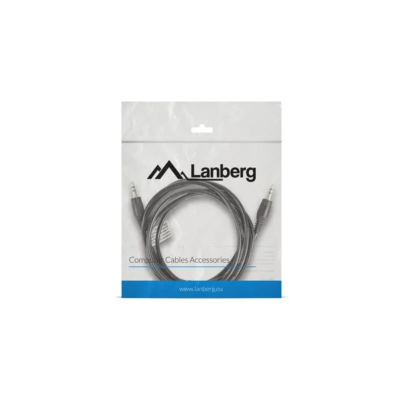 Kabel audio Lanberg stereo minijack - minijack M/M 2m | PartsPC.pl